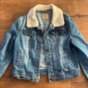Highway jeans denim Sherpa jacket size M